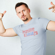 PRODUCT IMAGE: Balls Deep | Raunchy Tee for Horny Gay Guys who Like it Deeper | Typographic design on Light Blue shirt