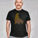 PRODUCT IMAGE for Bear Back T-shirt | Do gay bears, gay cubs, queer otters, do it in the woods? You betcha! Hot-bearded muscle daddies & DILFs? Hell yeah! This raunchy t-shirt exclaims it happens EVERYWHERE! The hunt for pole and hole never ends. | Model wears Black shirt