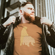 PRODUCT IMAGE for Bear Back T-shirt | Do gay bears, gay cubs, queer otters, do it in the woods? You betcha! Hot-bearded muscle daddies & DILFs? Hell yeah! This raunchy t-shirt exclaims it happens EVERYWHERE! The hunt for pole and hole never ends. | Model wears Toast shirt