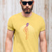 PRODUCT IMAGE: Bulge T-shirt | Vintage Gay Soft Porn Circa 1970s | Partially Nude Male in Jockstrap w/ Big Package | Model wears Yellow shirt