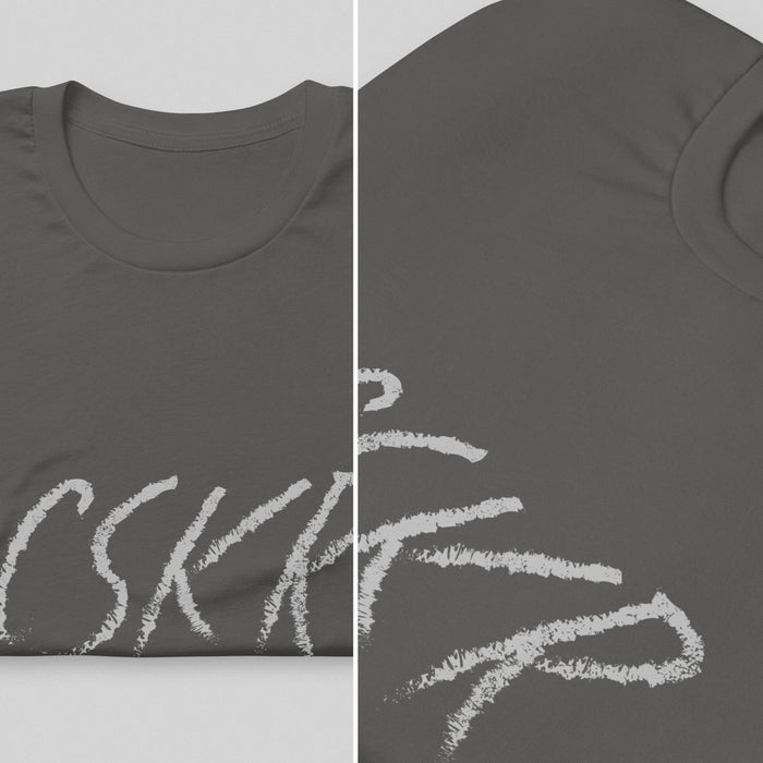 PRODUCT IMAGE: CSKR | Raunchy Tee for Horny Gay Guy | Abbreviation for Cocksucker | Diptych of Asphalt shirt