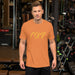 PRODUCT IMAGE | CSKR T-shirt from Pole & Hole | The texting (or sexting) abbreviation for cocksucker | Model w/ Orange Shirt