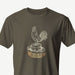 PRODUCT IMAGE: Cock We Doodle Do | Funny, Homo Erotic T-shirt, SFW for Horny Gay Men | Army brown shirt