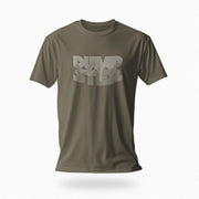 PRODUCT IMAGE: Dumpster T-shirt | Raunchy Tees for Horny Gay Guys Who Take Loads | Army shirt with a typographic design featuring white dripping liquid referring to a man's cum