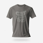 PRODUCT IMAGE: Get a Load of This | Raunchy Tee | Horny Gay Top Guys Ready to Unload | Charcoal tee with typographic design 