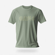 PRODUCT IMAGE: Sage shirt with "GAY4$"; bold, bling-accented typographic design — a cheeky, provocative tee for queer men and hustlers alike. | Gay for Pay is a funny gay tee, but great for bi men, too – OnlyFans, Hustle, and Raunchy