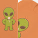 Product image: Invasion of the Load Chasers | Alien Cum Dump Shirt for Hungry, Thirsty, Horny Gay Guys | Orange