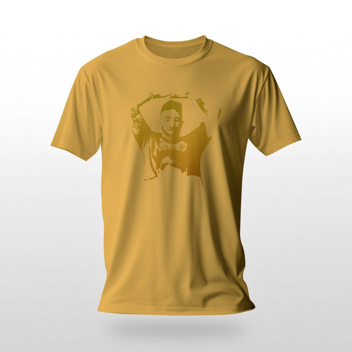 PRODUCT IMAGE: Kick Back Blowjob | NSFW Homo Erotic T-shirt | Mustard