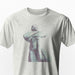 PRODUCT IMAGE: Mr. Big | NSFW Homo Erotic T-shirt of Bearded Dom Top Daddy | Light Gray heather