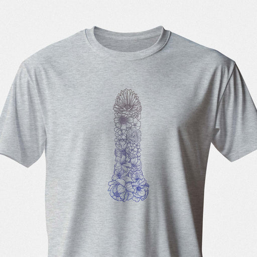 PRODUCT IMAGE: Pretty Penis | NSFW Homo Erotic T-shirt for Horny Gay Men | Light Gray Heather