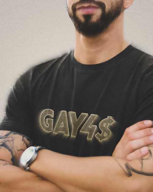 VIDEO promoting “Gay for Pay” shirt — a bold, funny tee for gay & bi guys, OnlyFans creators, and anyone who loves a little cheek with their hustle.