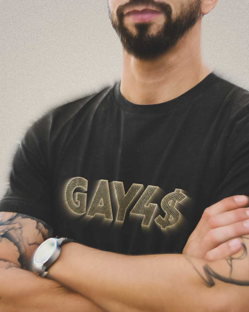 VIDEO promoting “Gay for Pay” shirt — a bold, funny tee for gay & bi guys, OnlyFans creators, and anyone who loves a little cheek with their hustle.
