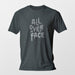 All Over My Face | Raunchy Tees for Horny Gay Guys Who Love Cum | Dark Gray Heather