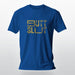 Raw Butt Slut | NSFW Tee for Horny Gay Bottom Guys who Bareback | Royal Blue tee with typographic design