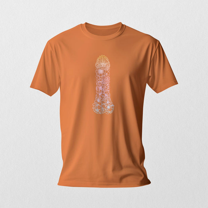 PRODUCT IMAGE: Pretty Penis | NSFW Homo Erotic T-shirt for Horny Gay Men | Orange