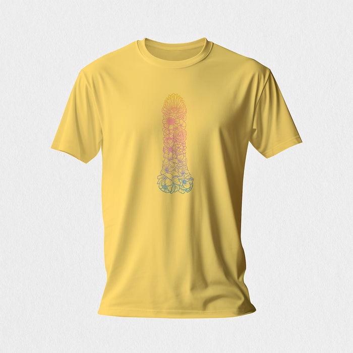 PRODUCT IMAGE: Pretty Penis | NSFW Homo Erotic T-shirt for Horny Gay Men | Yellow