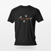 PRODUCT IMAGE: Swallows | Discreetly Raunchy, Gay T-shirt from Pole & Hole | Black