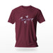 PRODUCT IMAGE: Swallows | Discreetly Raunchy, Gay T-shirt from Pole & Hole | Maroon